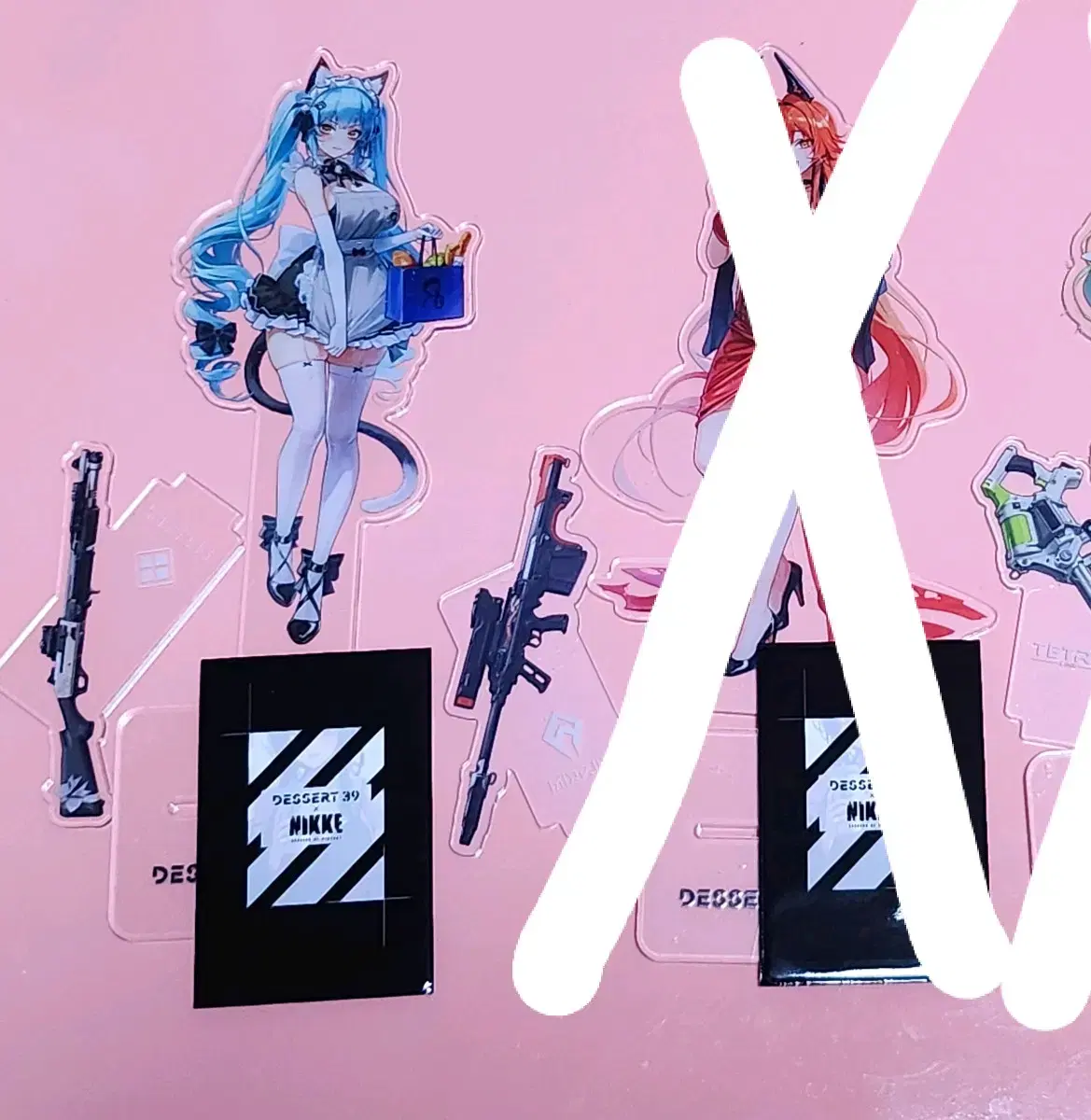 NIKKEデザート39フルセット(キーリング+アクリルスタンド+ムード灯など) NIKKEデザート39フルセット(キーリング+アクリルスタンド+